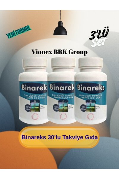 BRKN Binareks Çuha Çiçeği Bitkisel Destek – 30 Adet (Günlük Rutine Uygun) 3 x...