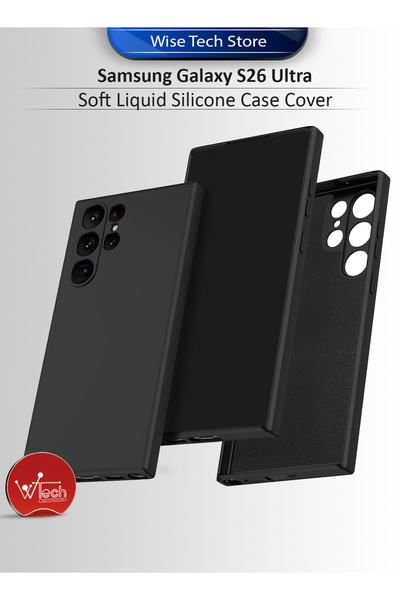 Wtech غطاء حماية من السيليكون السائل الناعم لهاتف سامسونج جالاكسي إس 26 ألترا...