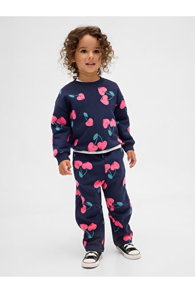 GAP Kız Bebek Lacivert VintageSoft Barrel Eşofman Altı