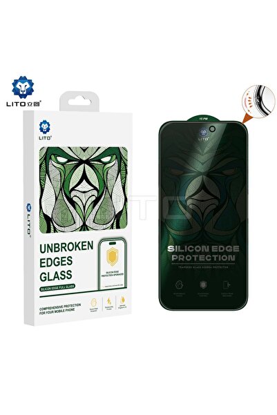 Lito D+ Ultra Silikon Kenar Privacy iPhone 17 Pro Max Ekran Koruyucu