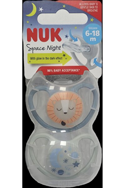 Nuk ليلة الفضاء سيليكون 6-18 شهرًا أ