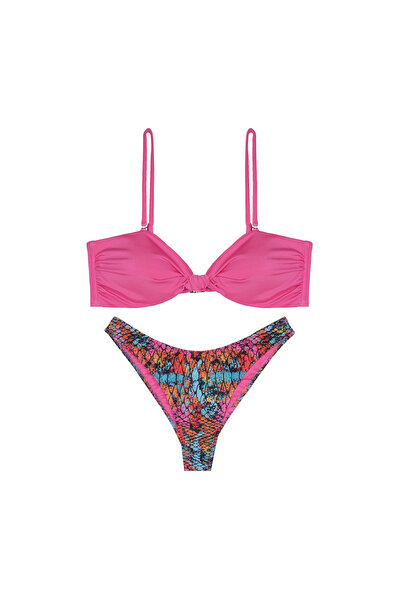Pierre Cardin Σετ μπικίνι Ρυθμιζόμενη τιράντα τεμαχίων με κοψίματα και λεπτομ...