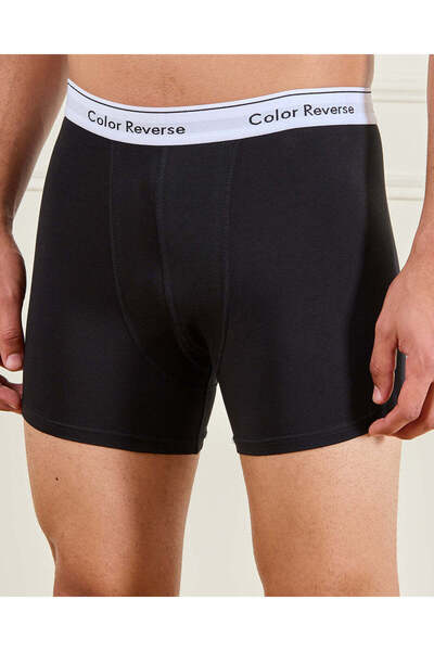 REDTAG طقم سراويل داخلية رجالية سوداء من نوع هايبستر (عبوة من قطعتين)