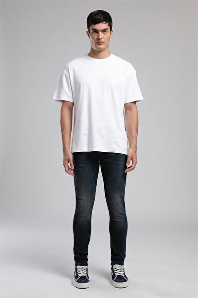 Lee Cooper قميص تي شيرت رجالي بأكمام قصيرة وياقة دائرية من ميرسو