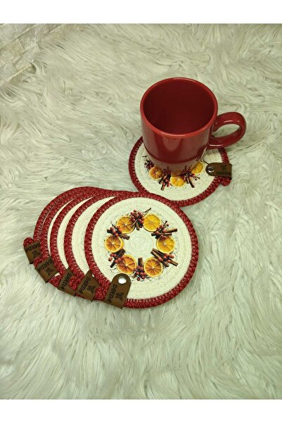 SARDA Coaster,Cup Mat.6 Pieces 13 cm
