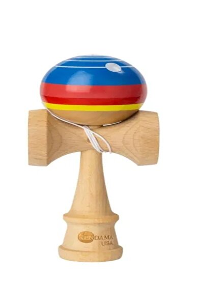 USA Pro Kendama din Lemn 19cm, cu Minge Lucioasă Colorată, Cupă cu Model Gravat