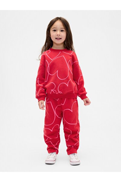 GAP Kız Bebek Kırmızı VintageSoft Barrel Eşofman Altı