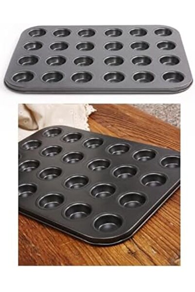 BRF MRT xesha Muffin Kalıbı 24 Bölmeli Tartolet Kalıbı 24lü Kek Kalıbı Çok Am...