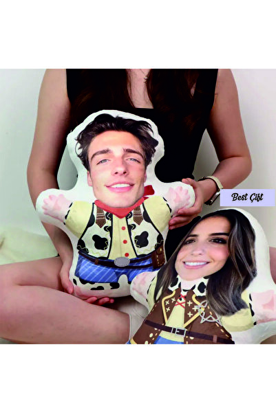 pandart Kişiye Özel Fotoğraflı En İyi Arkadaş Yastık