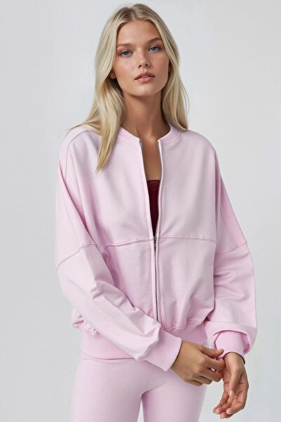 Hiccup BUSEM Rahat Kesim Fermuarlı Ceket