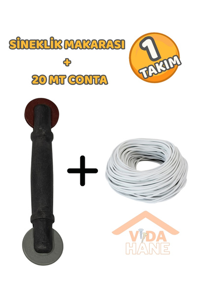 Beşel VİDA HANE Sineklik Makarası + 20 Metre Sineklik Conta Fitili