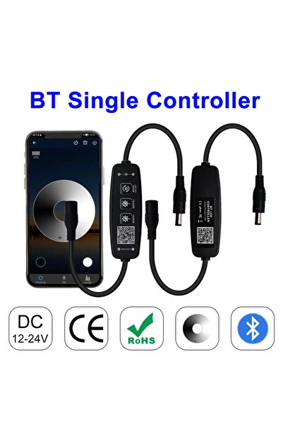 POWERR LED AYDINLATMA 5V-24V Bluetooth la Cep Telefonunda ve Güç Kablosu Üzer...