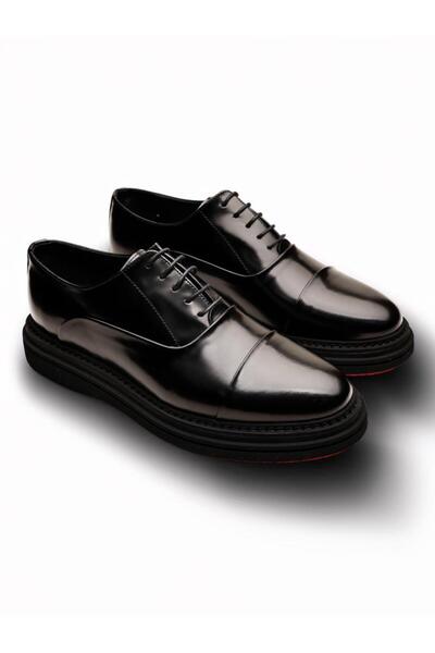 İBAY PATENT BLACK AMSTERDAM HAKİKİ DERİ ERKEK GÜNLÜK AYAKKABI
