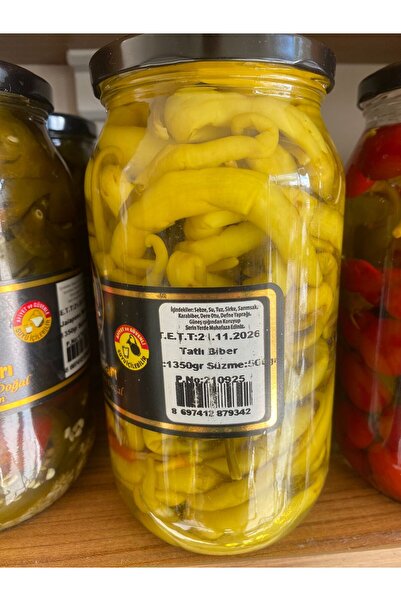 ÇUBUKABAD 1 Lt TATLI BİBER TURŞUSU (DOĞAL TARIM)