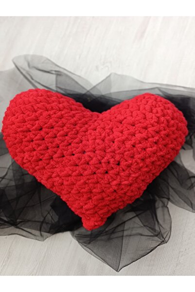 KÜTÜKhouse Örme Yastık Kalpli