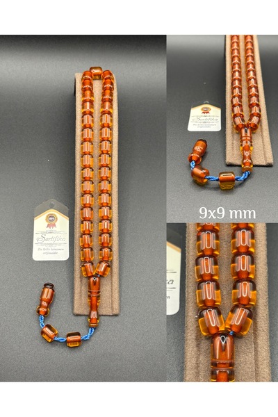 Kehribar ÖZEL ÇUBUK SIKMA TESBİH