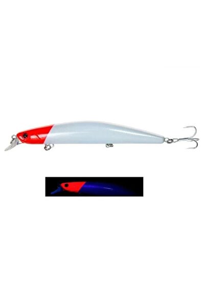 Fujin Z-Bass Minnow 125F 21gr Maket Balık #163 UV Red Head