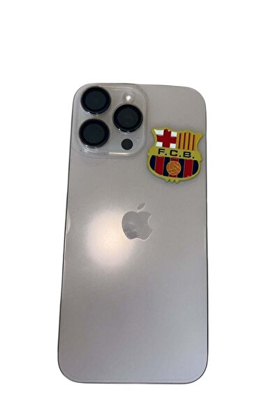 no markte ملصق معدني ثلاثي الأبعاد لنادي برشلونة (قطعة واحدة) - حجم كبير فاخر...