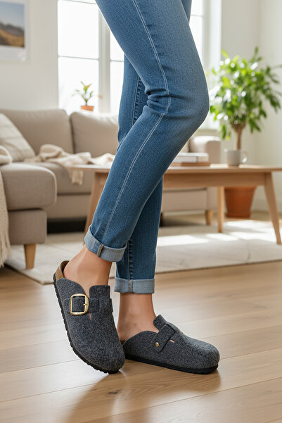 CEYDA SHOES نعال منزلية نسائية يومية، مصنوعة من الفلين، بنعل من الفلين، مريحة...