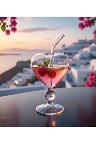 Maloria Pipetli Borosilikat Cam Bardak