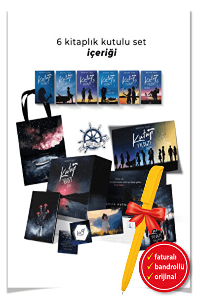 Ephesus Yayınları Alfa Kalem+Kutup Yıldızı Serisi – 6 Kitaplık Hediyeli Kutu ...