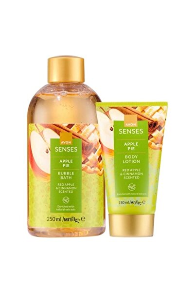 AVON Set - Bath Foam 250 ml, Body Lotion 150 ml, Apple Pie Scent