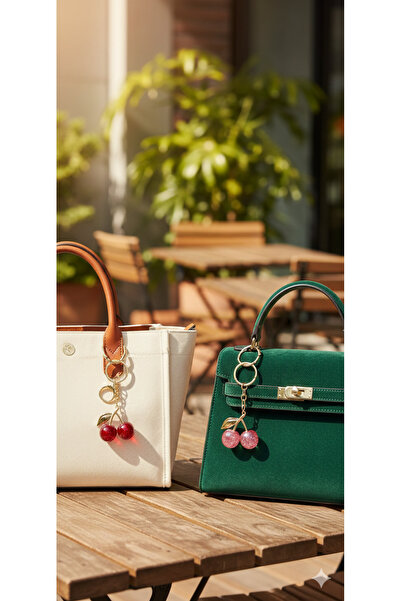 Şirin 2 ΤΕΜΑΧΙΑ. Σετ μπρελόκ με σχήμα κερασιού (2 τεμάχια)