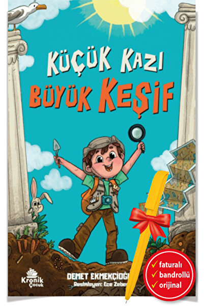 Kronik Kitap قلم ألفا + الاكتشاف الكبير للصغير (ديميت إكيمكوجلو) جديد