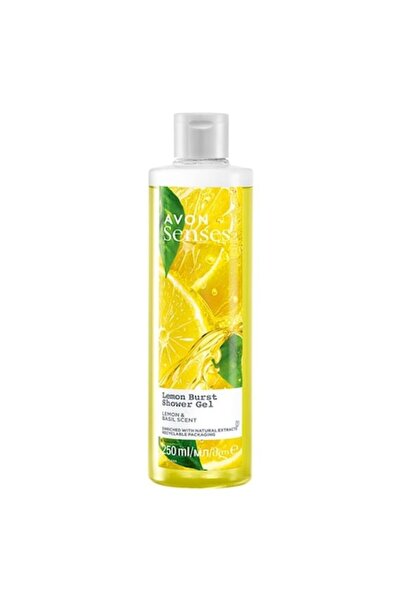 AVON shower gel, lemon and basil, 250 ml, unisex