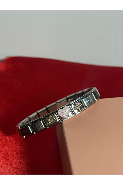 Mihristore سوار نومي الإيطالي المصنوع من الفولاذ مع سوار تشارم