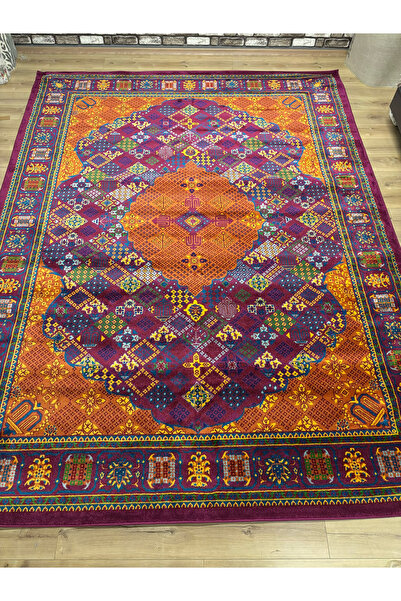 Calypso CALİPSO ETNİK ÖZEL TEZGAH HALISI ÖZEL İPLİK YUMUŞAK DOKULU BÜYÜK EBAT...