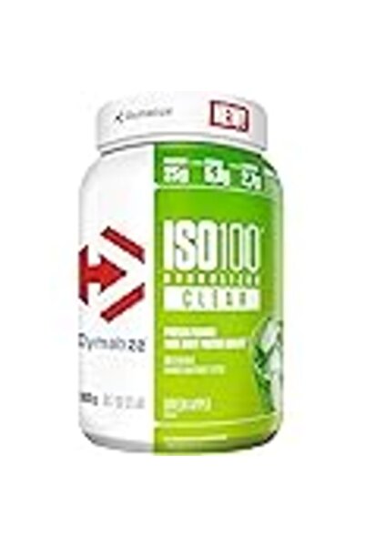 Dymatize بروتين مصل اللبن المتحلل بالماء بنكهة التفاح الأخضر الصافي، إيزو 100...