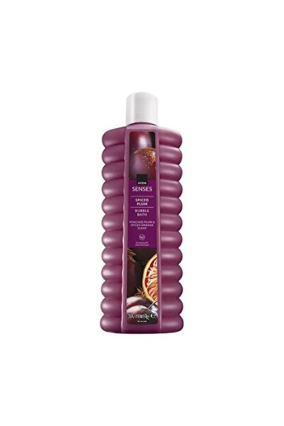 AVON Senses Spiced Plum Bath Foam, 500 ml, plum and orange scent, unisex