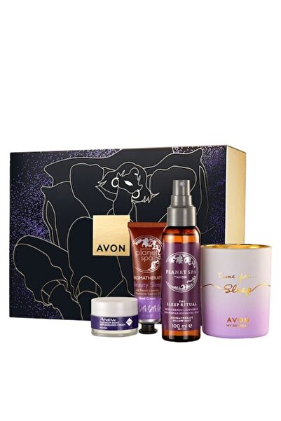 AVON Beauty Sleep Set - Candle, Cream & Spray (Lavender)