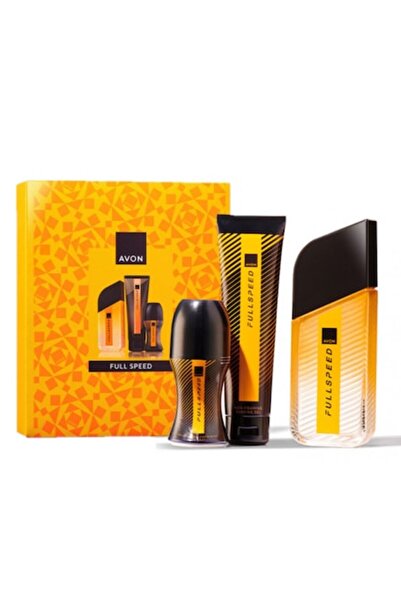 AVON Set cadou Full Speed ​​pentru bărbați - Apă de toaletă 100 ml, Gel de ra...