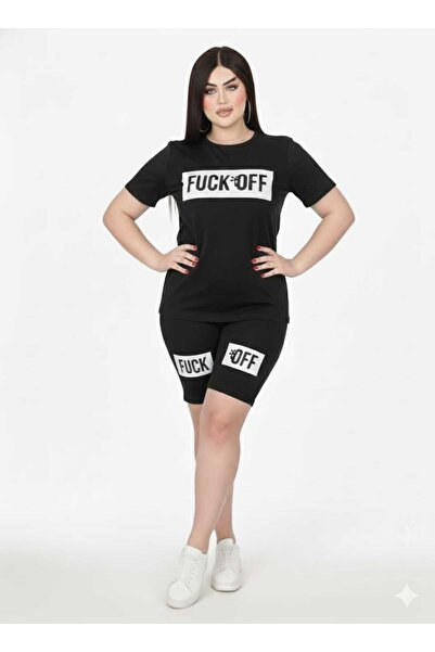 TREN Summer Lounge Set Women Short Sleeve Top & Biker Shorts Combo Casual Hom...