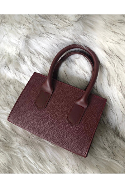 EZLEM Burgundy Hand Shoulder Bag
