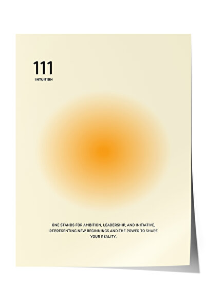 Zestia Poster 111 Intuition – Decor pentru living în tonuri de bej cald