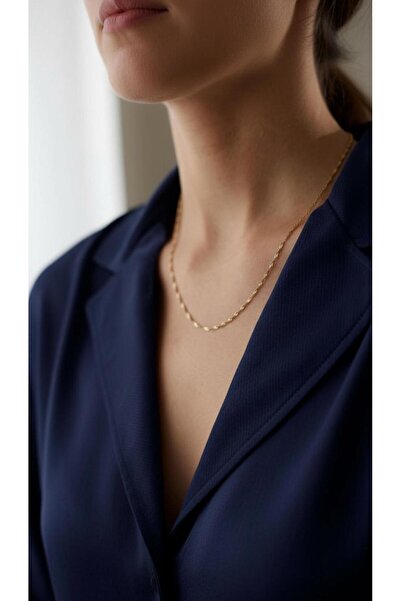 kuyumcu nurettin 2 gr (GRAM) Singapur Zincir Kolye 14 Ayar Altın 50 cm