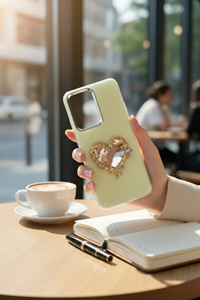 batuteknoloji Vivo V30 Lite Aynalı Taşlı Fiyonklu Kabartma Yüzeyli Lady BTU S...