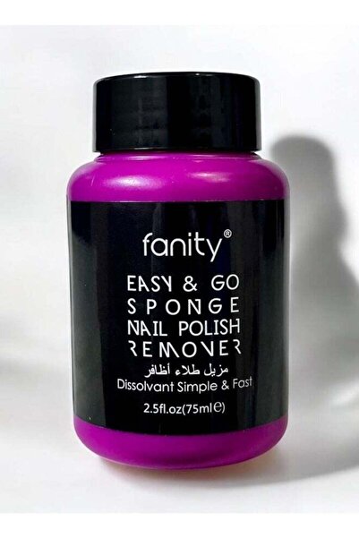 fanity مزيل طلاء الأظافر الإسفنجي من فانيتي إيزي آند جو