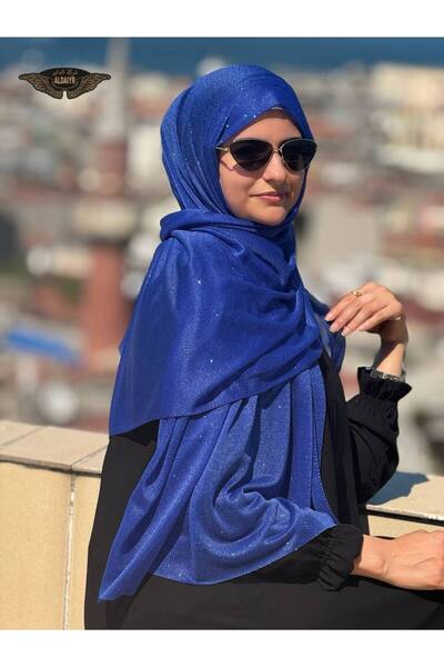 LA SEFA Women's Glitter Black Yellow Glitter Evening Dress Shawl