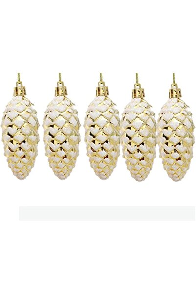The Bro Decorated Pine Cone Baubles – Christmas Tree Decorations Pack of 5