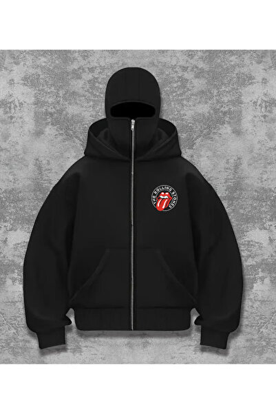 DEEFWEAR سترة صغيرة مطبوع يونيسكس بالكالاڤا نينجا بسحاب/ 3 خيوط شارد مبطن بال...