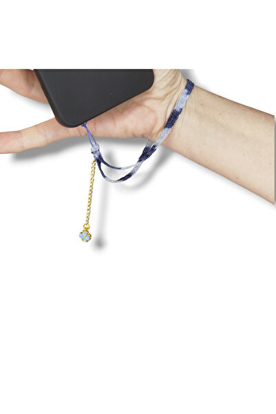 STE Dantel Ebruli Telefon Charmı - Yonca Telefon Charmı - Telefon Süsü - Tele...