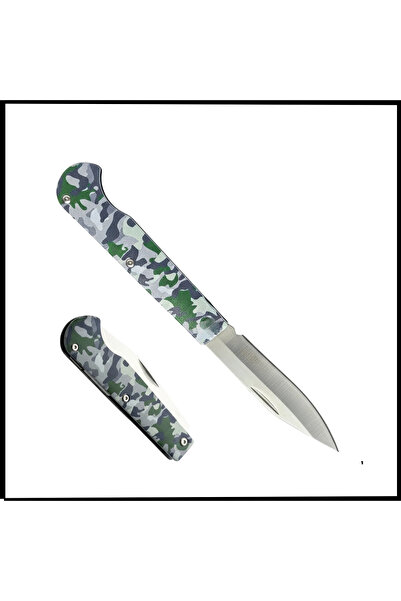 Uygunayakala Uyguna-Yakala Kamuflaj Desen Katlanır Cep Çakısı - K.633