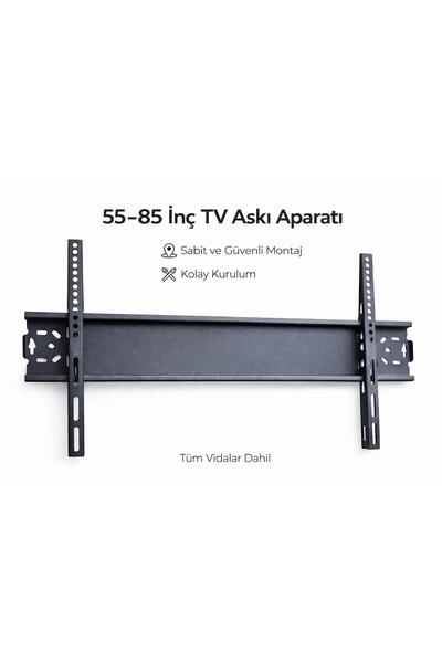 bt bayır teknoloji Tüm Markalar Ile Uyumlu Televizyon Duvar Asma Aparatı 42”-...