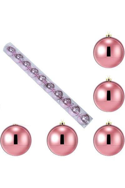 The Bros Christmas Ball Ornaments 6CM Ball - Set of 10, Xmas Tree Baubles, Ho...