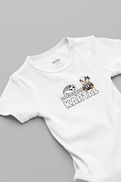 Overoz بدلة أطفال من نوع بادي زيبين مزودة بأزرار كبس من دوستهان كارتال ساياتيلد 5193-4