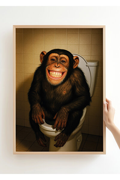 Galerie Mirage Atelier Happy Monkey - Animal Koleksiyon - Çerçevesiz Poster